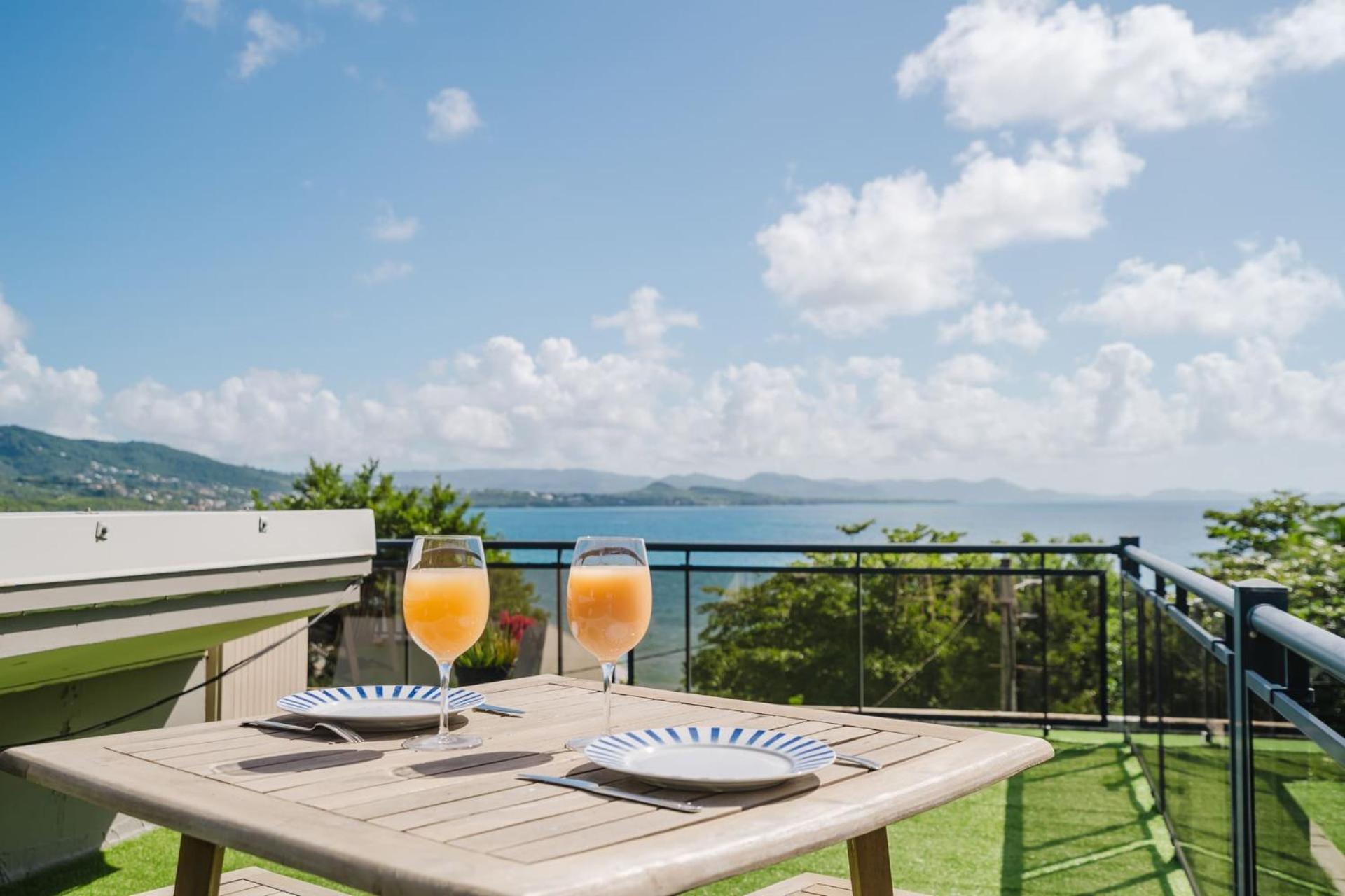 Villa Kaléna : 4 ch, plage à 50m, vue mer Le Diamant Exterior foto